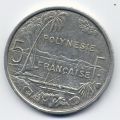 Французская Полинезия---5 франков 1984-2010гг.