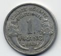 Франция---1 франк 1948-57гг.