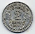 Франция---2 франка 1948г.