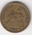 Франция---1 франк 1923г.