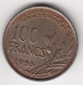 Франция---100 франков 1955-56гг.