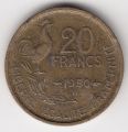 Франция---20 франков 1950-52гг.