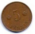 Финляндия---5 пенни 1934г.