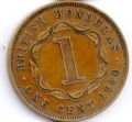 Британский Гондурас---1 цент 1950г.