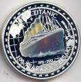 Тувалу---монета-жетон 2012г. 100-летие гибели Титаника