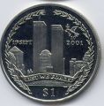 Британские Виргинские острова---1 доллар 2011г.