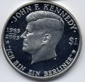 Британские Виргинские острова---1 доллар 2003г.Джон Кеннеди