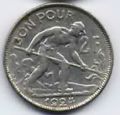 Люксембург---2 франка 1924г.