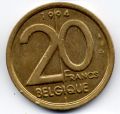 Бельгия---20 франков 1994г.