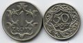 Польша---подборка из двух монет 50 грош и 1 злотый 1923-29гг.