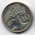 Зимбабве---10 центов 1980-88гг.